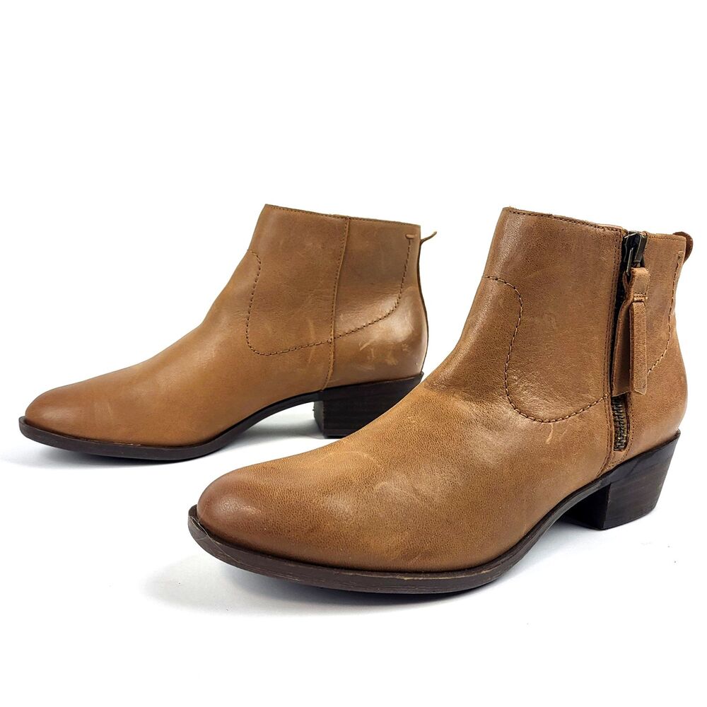 Lucky Brand Blandre Brown Leather Ankle Boot 5.5M